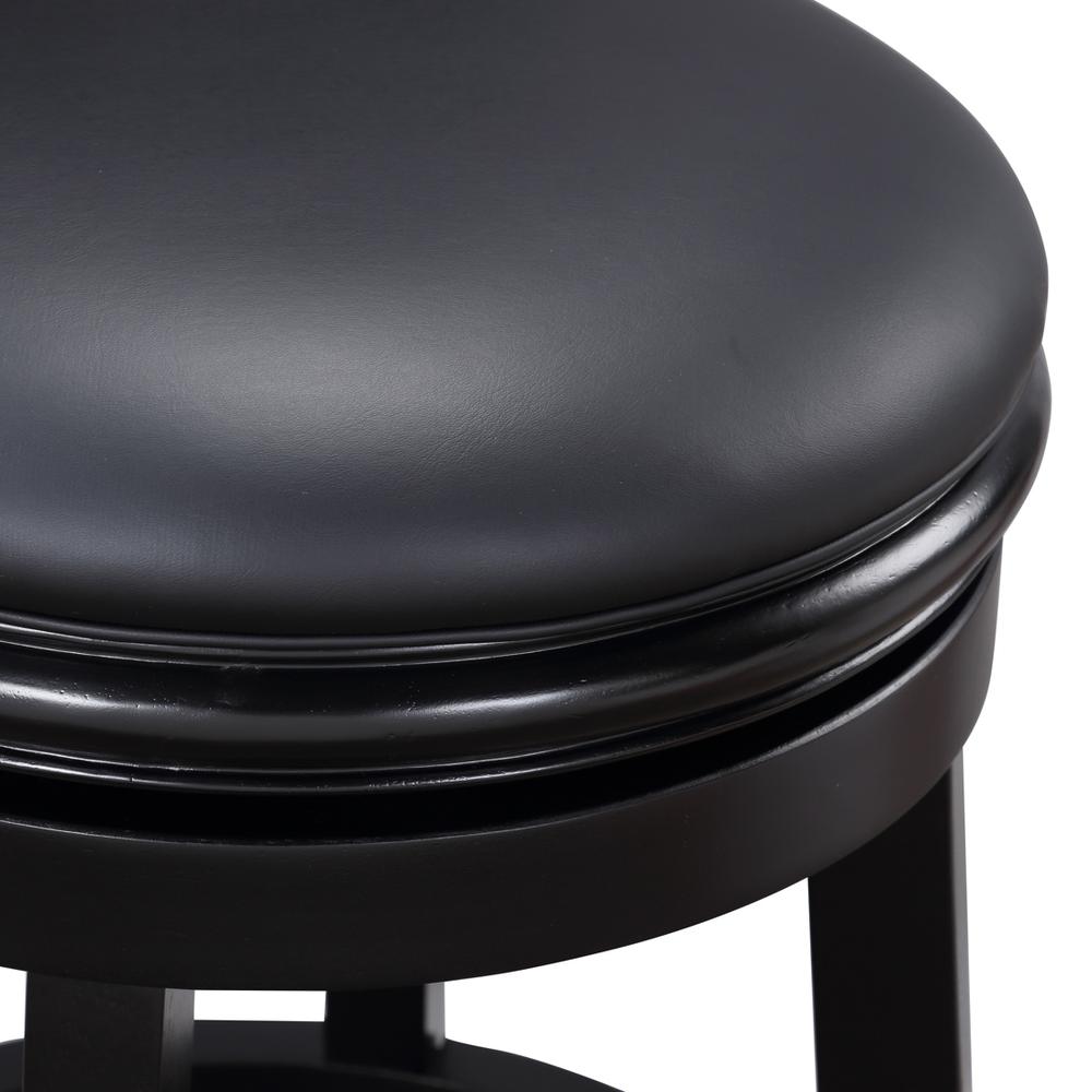 Augusta Swivel Counter Stool - Black. Picture 6