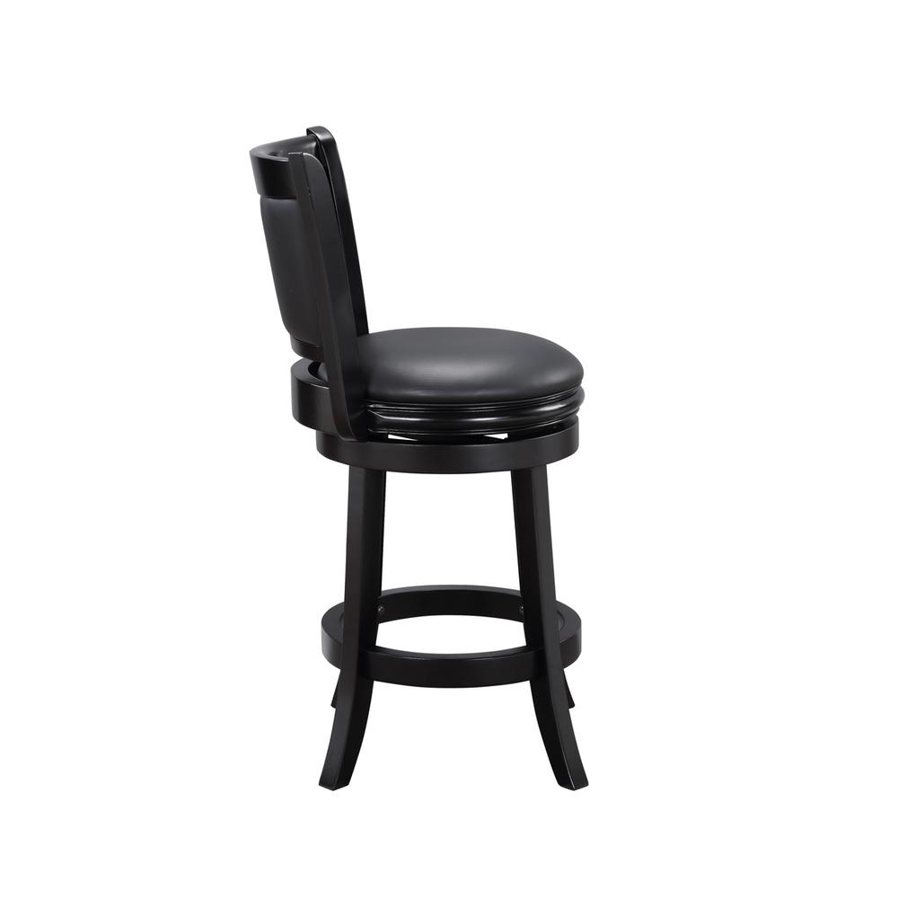 Augusta Swivel Counter Stool - Black. Picture 7