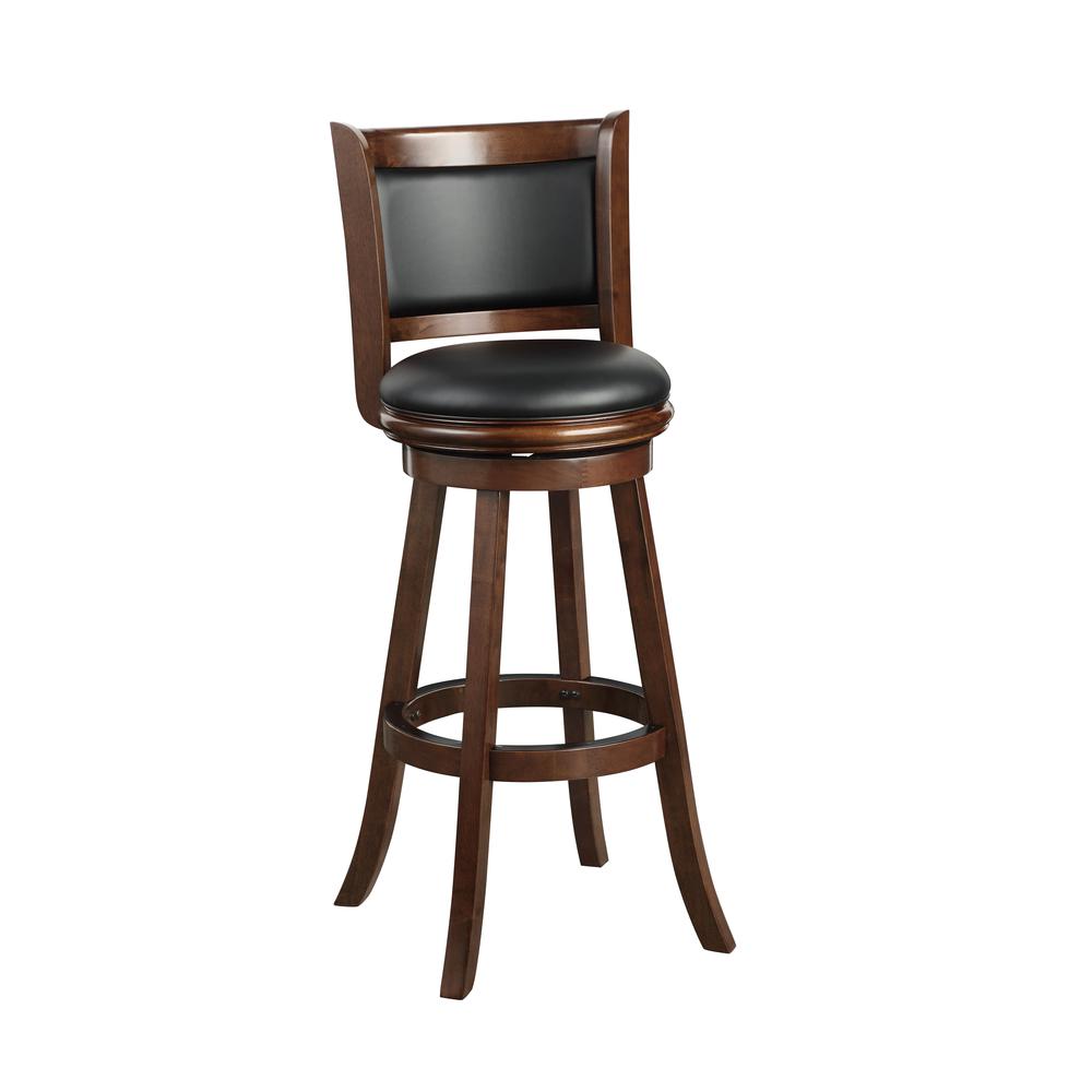 Augusta Swivel Extra Tall Bar Stool - Cappuccino. Picture 1