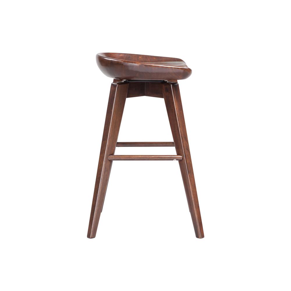 Bali Backless Swivel Counter Stool - Cappuccino. Picture 2