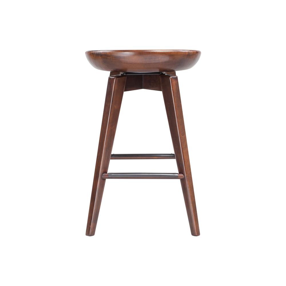 Bali Backless Swivel Counter Stool - Cappuccino. Picture 3