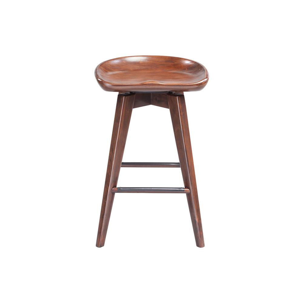 Bali Backless Swivel Counter Stool - Cappuccino. Picture 5