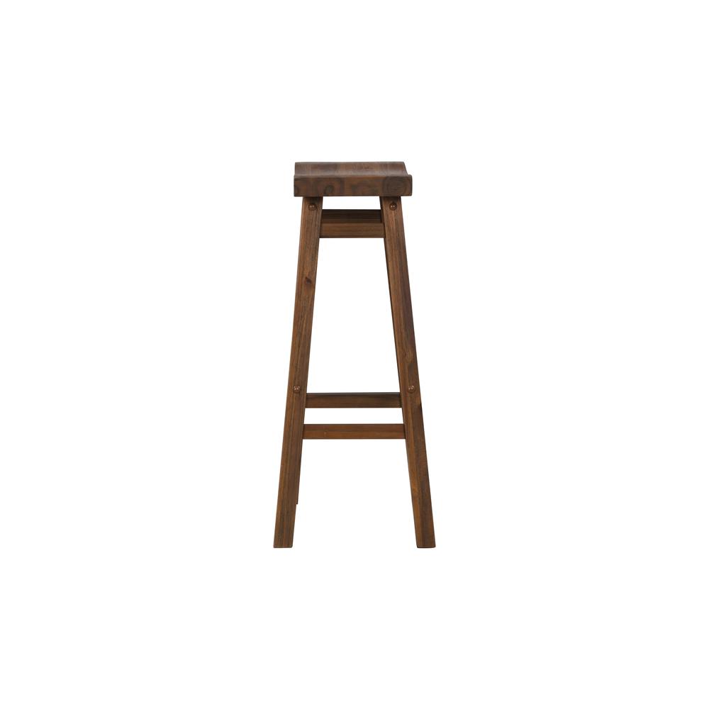 Sonoma Backless Saddle Bar Stool - Chestnut Wire-Brush. Picture 5