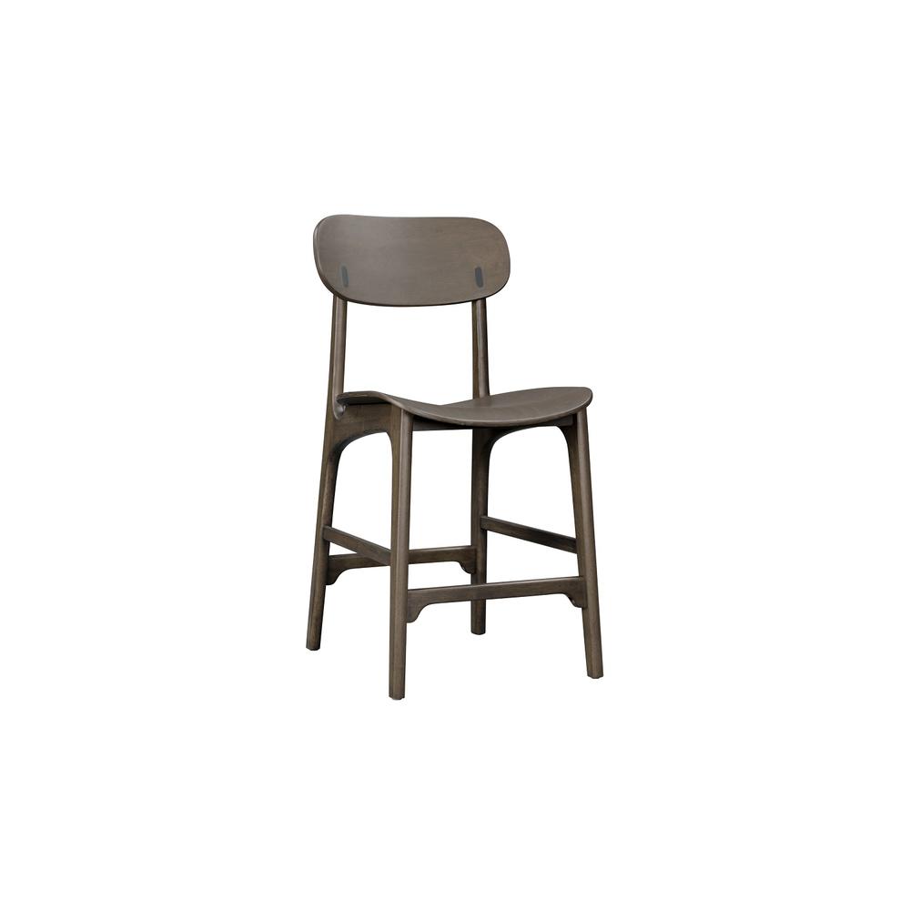 Solvang Wood Counter Stool - Carbonite Finish. Picture 1