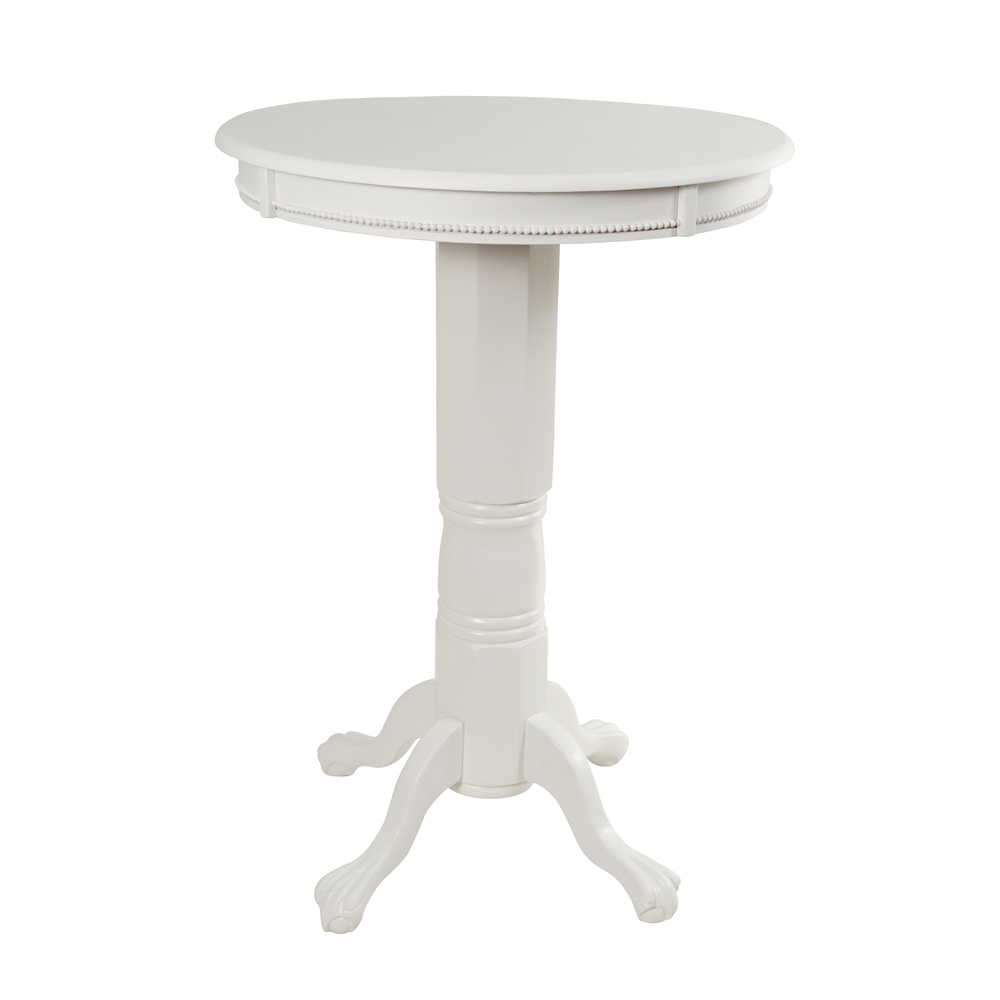 Florence Pub Table, White. Picture 1