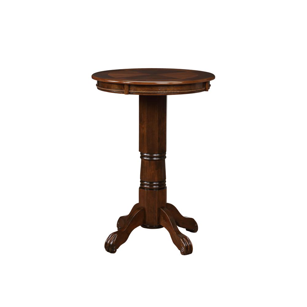 Florence 42" Height Pub Table - Cappuccino. Picture 1