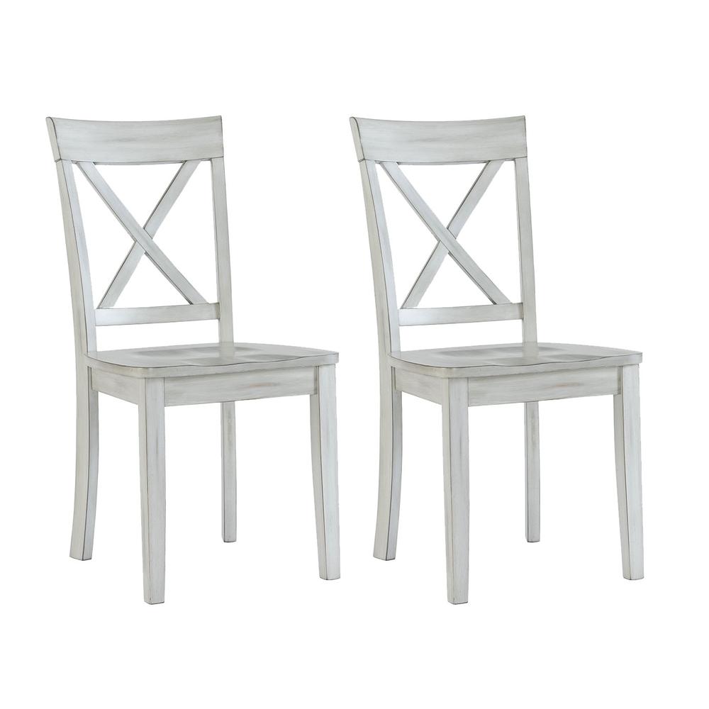 Jamestown Dining Chair - Set of 2 - Antique White. Picture 2