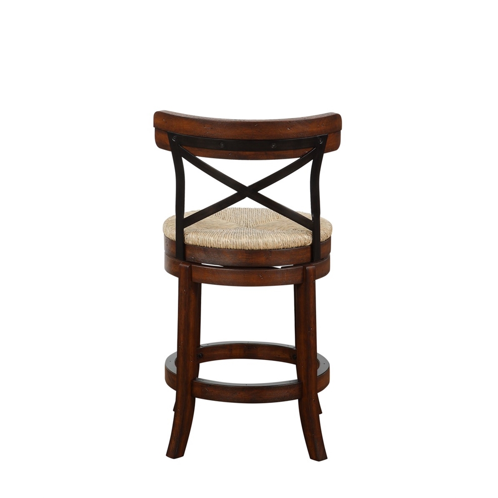 24" Myrtle Counter Stool, Mahogony. Picture 7