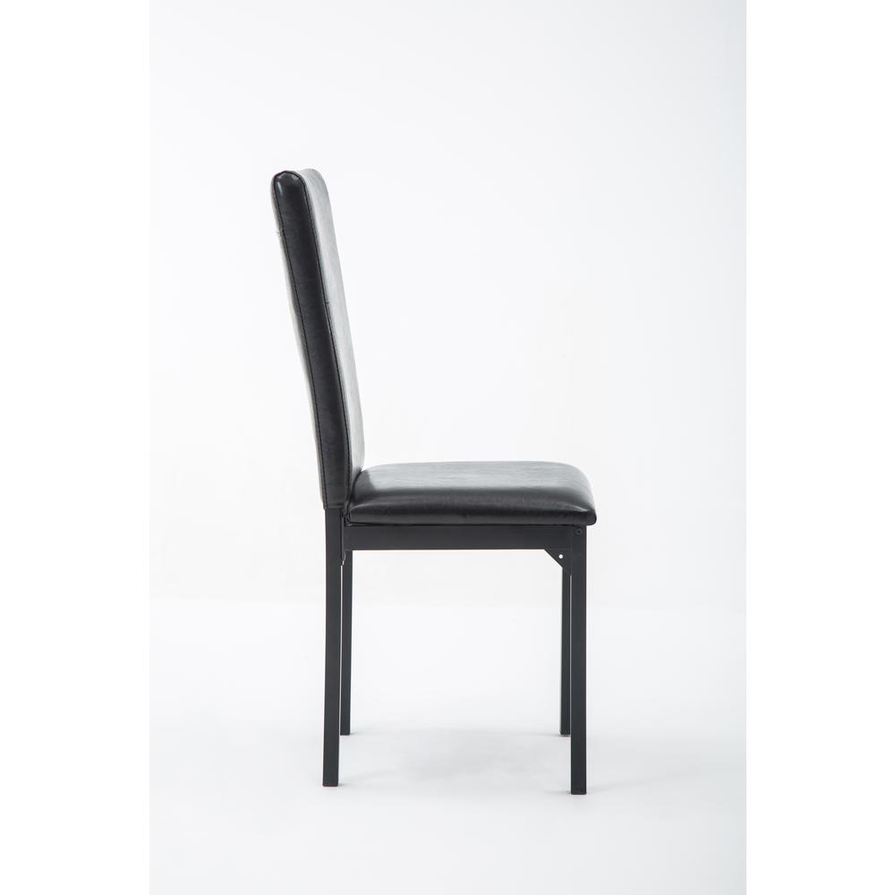 Arjen Dining Chair, Set of 4 [Black]. Picture 5