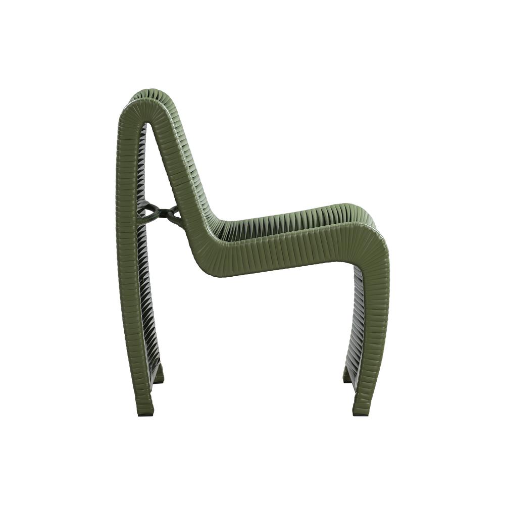 Loreins Outdoor Patio Chairs, Set of 2 - Olive Green. Picture 3