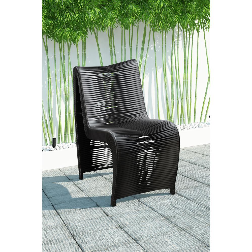 Loreins Outdoor Patio Chairs, Set of 2 - Black. Picture 12