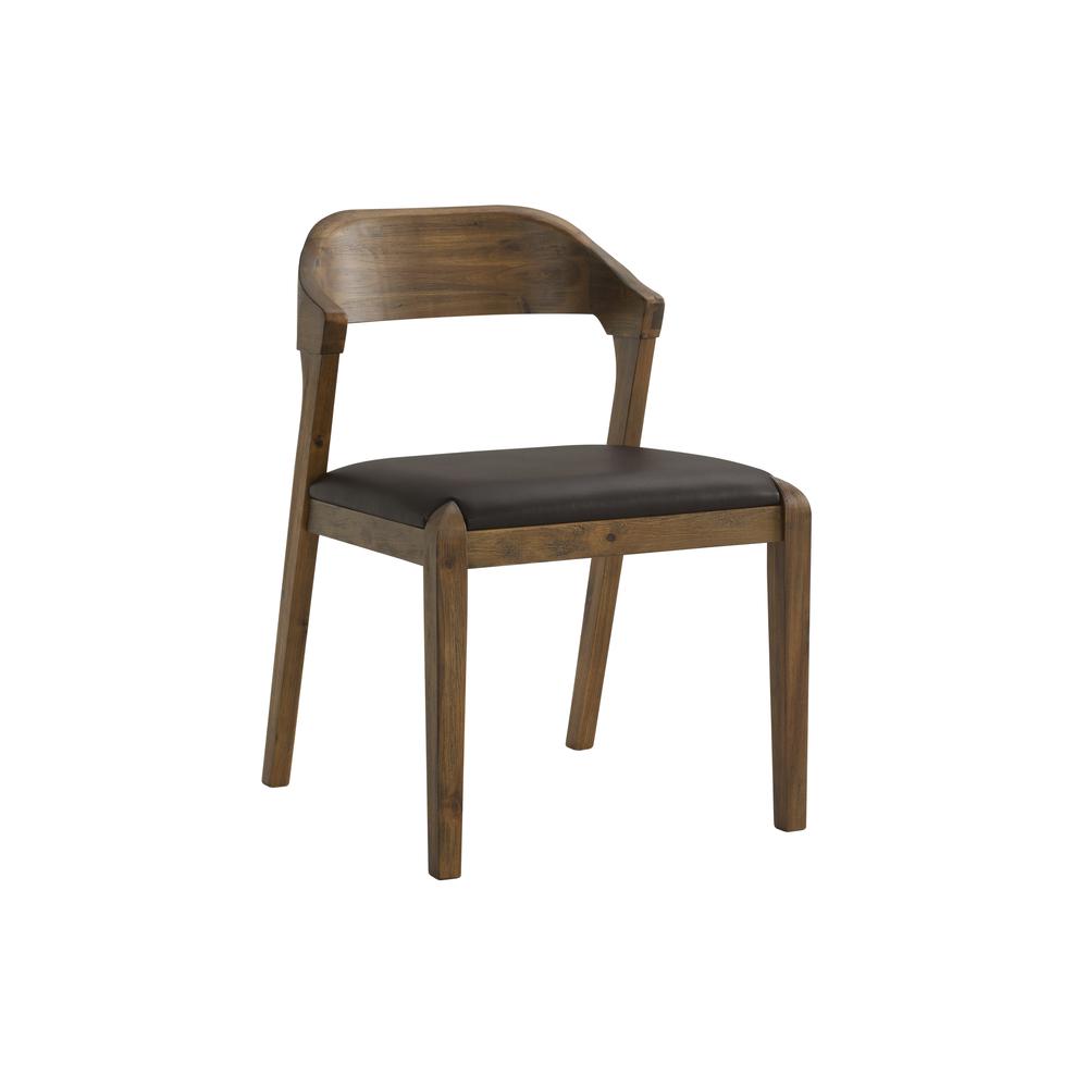 Rasmus Dining Chair - Chestnut Wire-Brush - 1pc. The main picture.