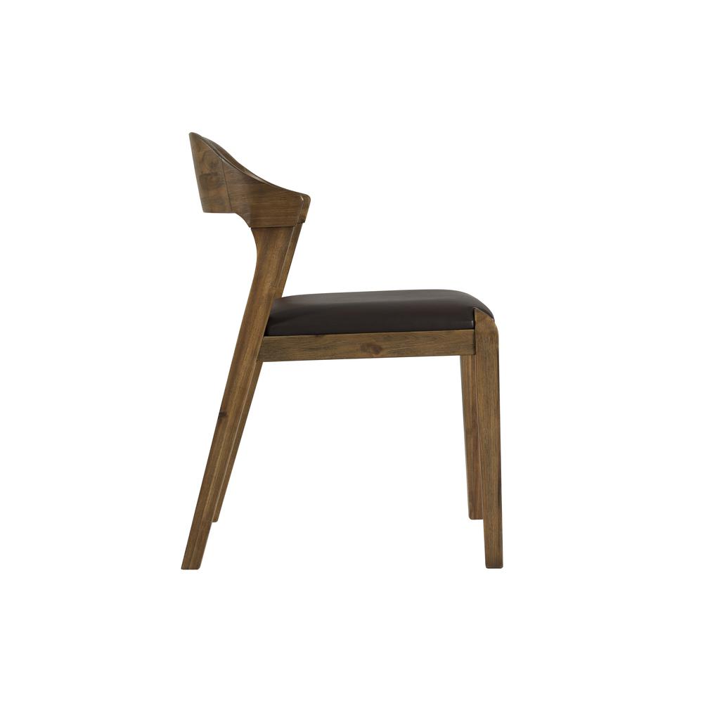 Rasmus Dining Chair - Chestnut Wire-Brush - 1pc. Picture 4