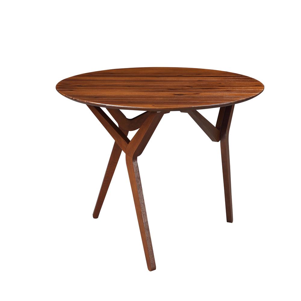 Sydney Adjustable Table [Chestnut Wire-Brush]. Picture 3