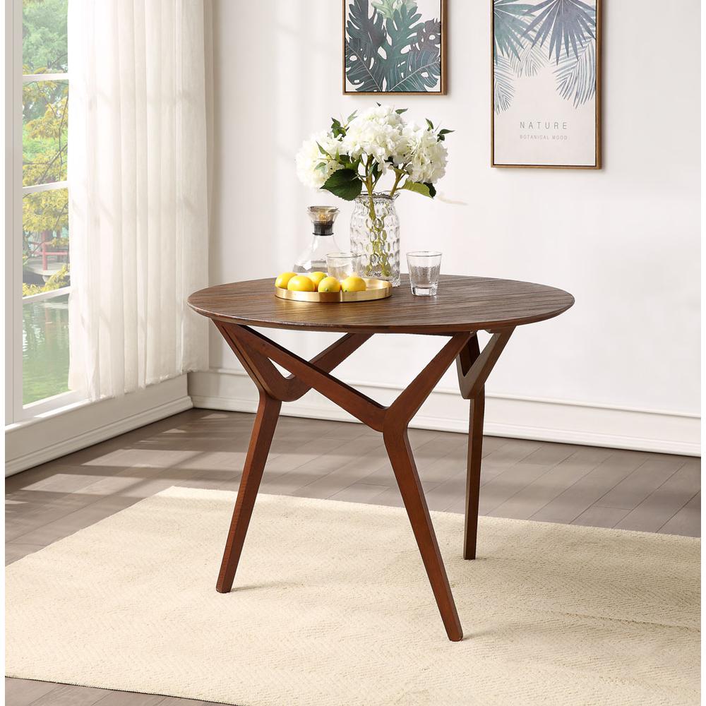 Sydney Adjustable Table [Chestnut Wire-Brush]. Picture 9