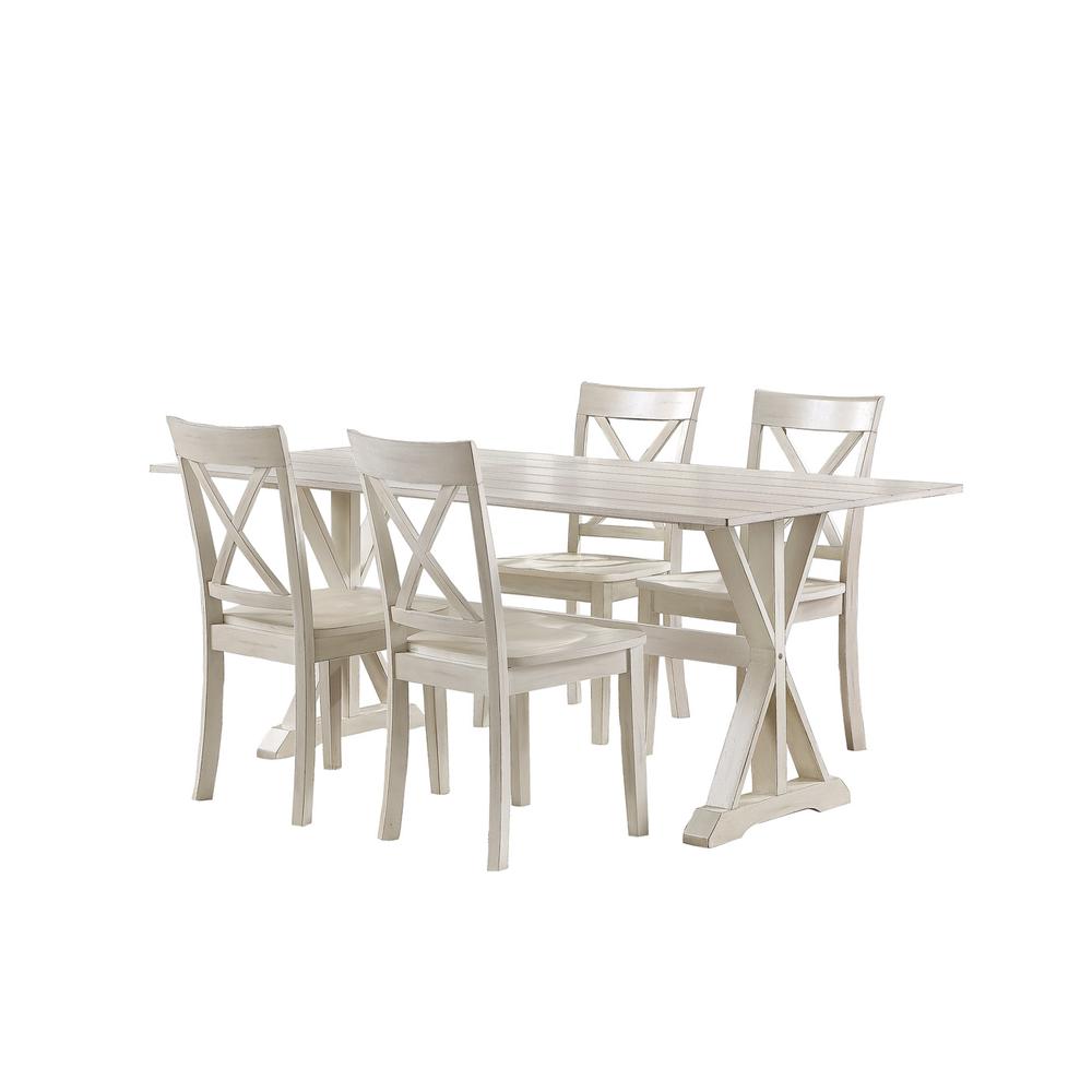 5pc Jamestown Dining Set, Table + 4 Chairs. Picture 1