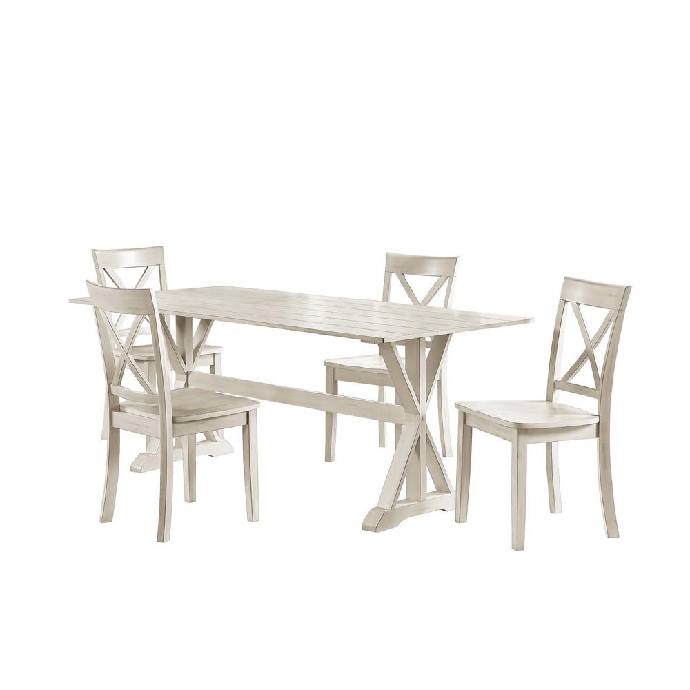 5pc Jamestown Dining Set, Table + 4 Chairs. Picture 4