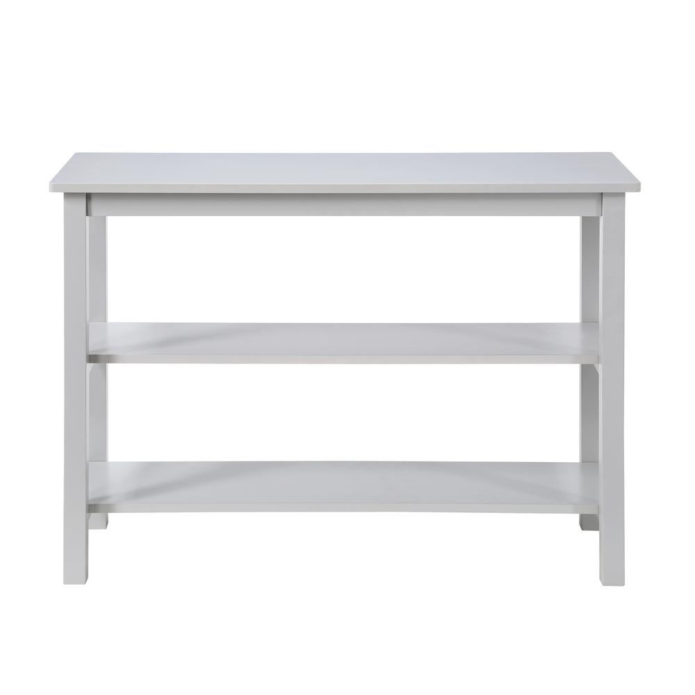 Landry Console Table [White], Light Gray. Picture 3