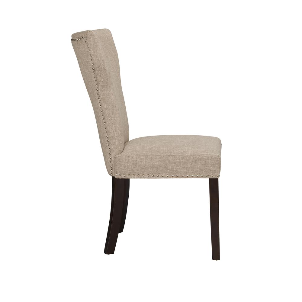 Monaco Parson Dining Side Chair - Set of 2 - Oatmeal. Picture 2