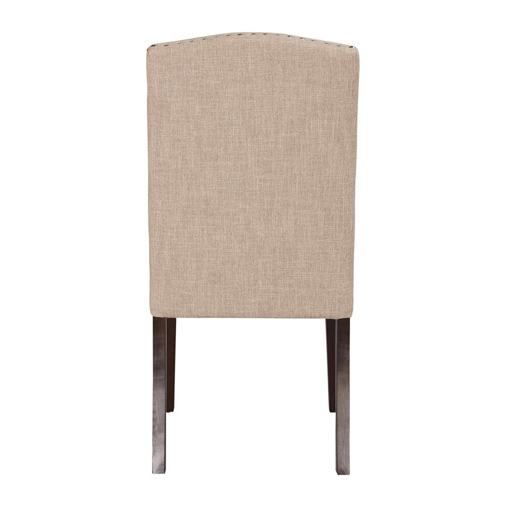 Boraam Champagne Parson Dining Chair - Oatmeal - Set of 2. Picture 4