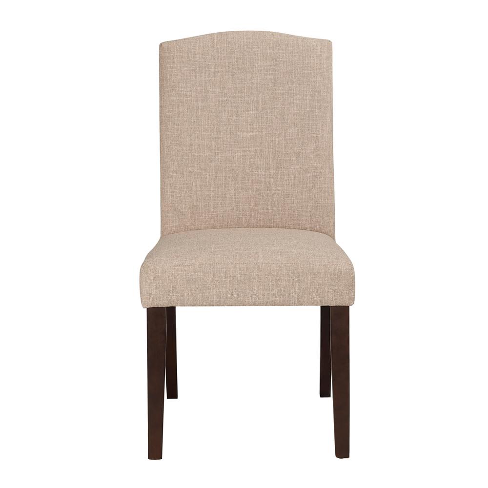 Boraam Champagne Parson Dining Chair - Oatmeal - Set of 2. Picture 2
