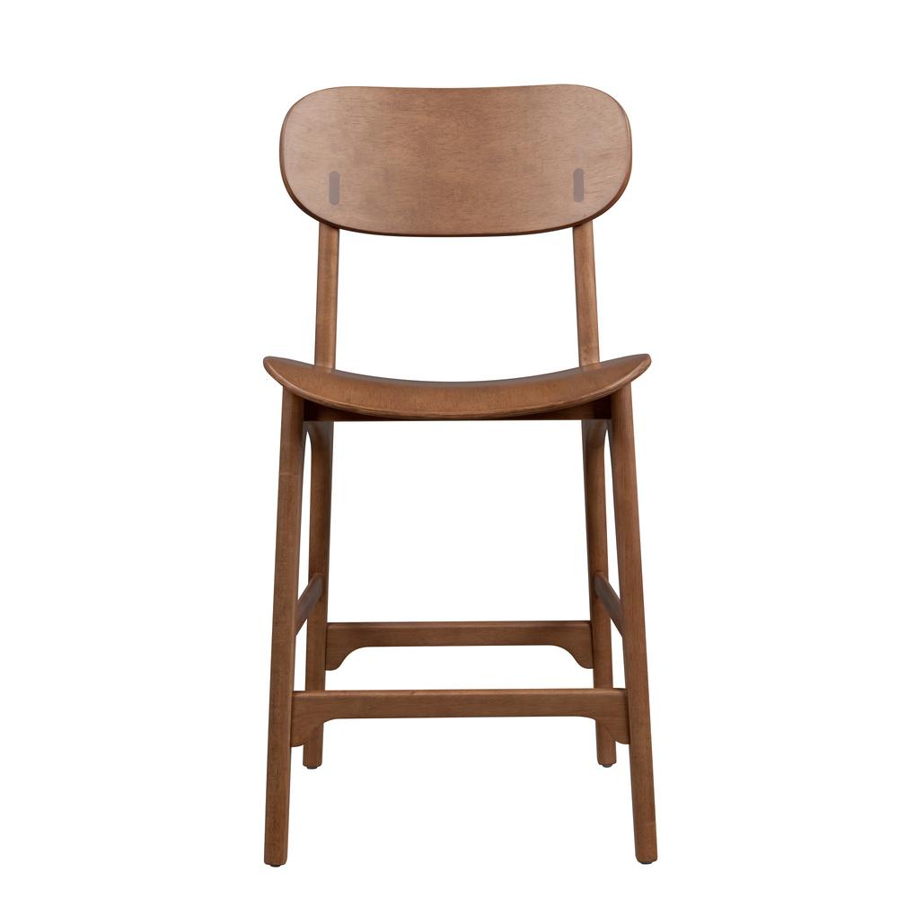 Solvang Wood Counter Stool - Brown Ale Finish. Picture 2