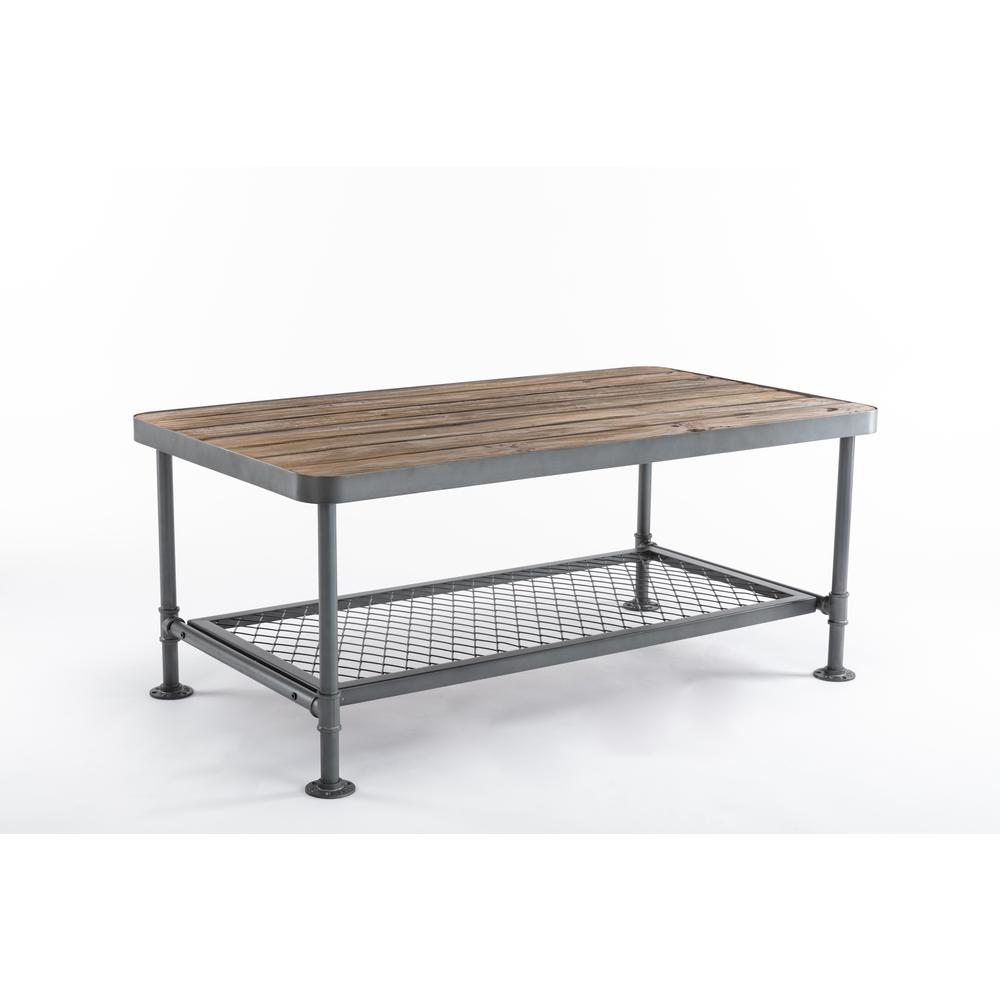Newport Coffee Table, Gray/Natural. Picture 10