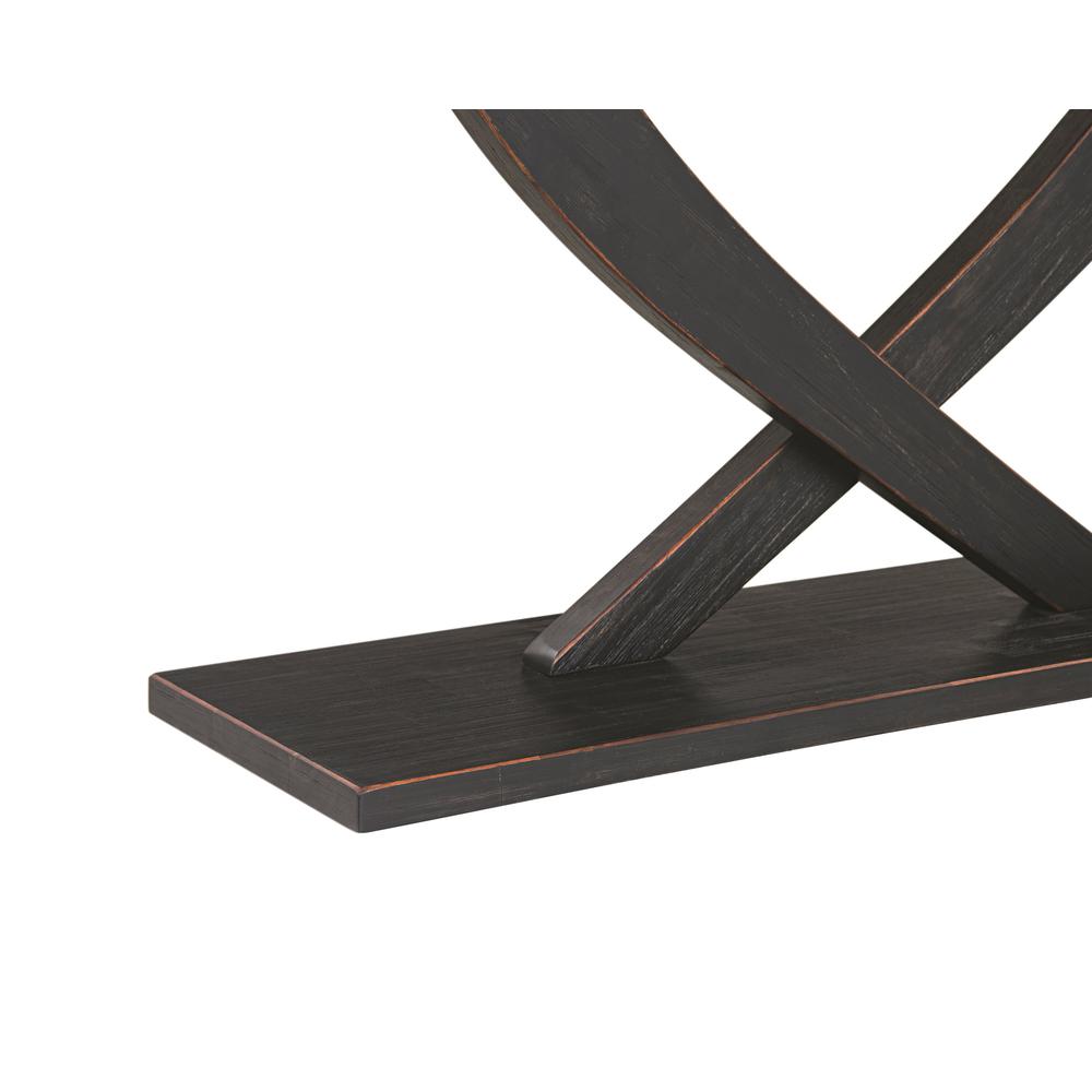 Rasmus Console Table - Black Charcoal. Picture 4