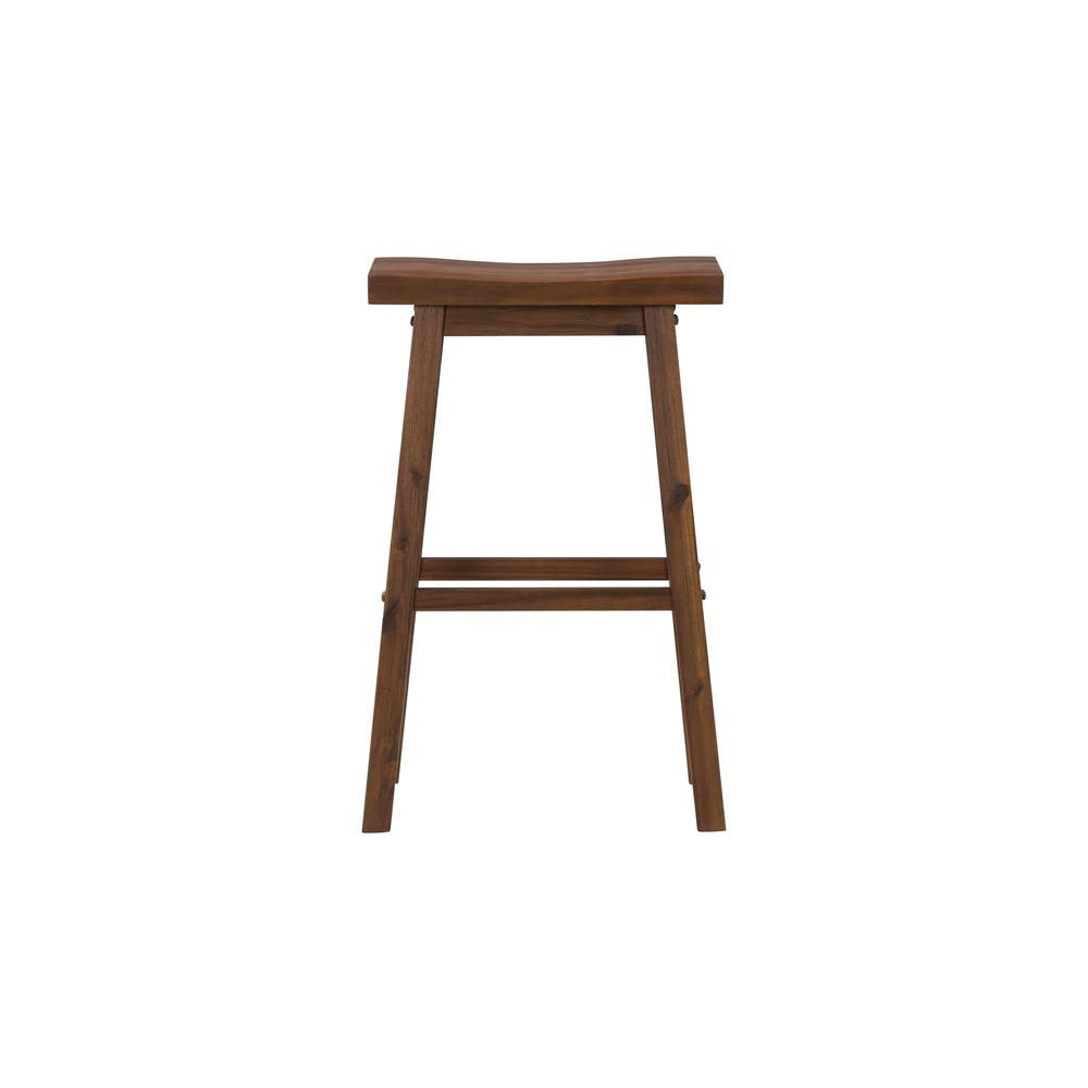 Sonoma Backless Saddle Bar Stool - Chestnut Wire-Brush. Picture 6