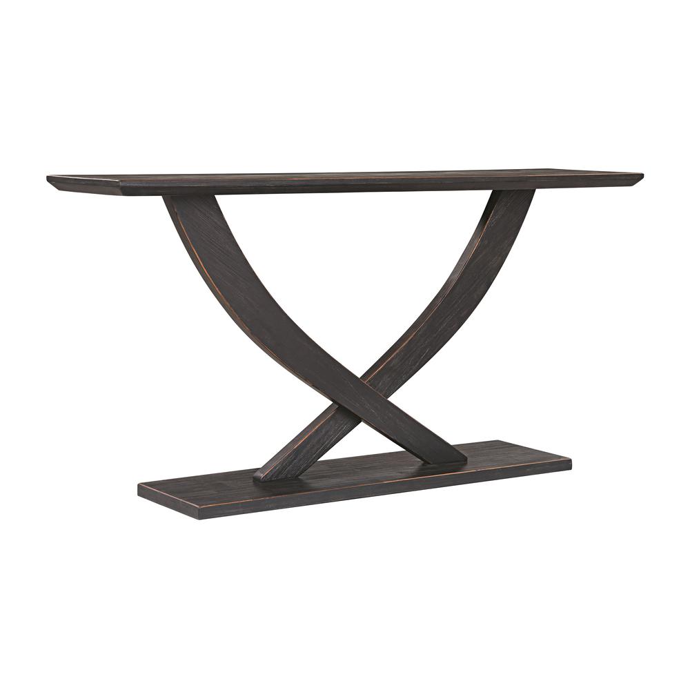 Rasmus Console Table - Black Charcoal. Picture 2