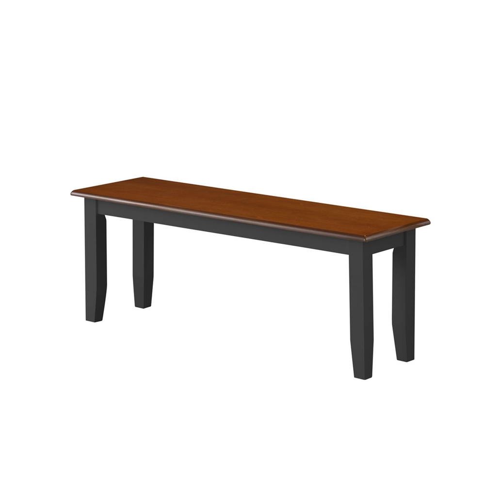 Bloomington Bench, Black/Cherry. Picture 1