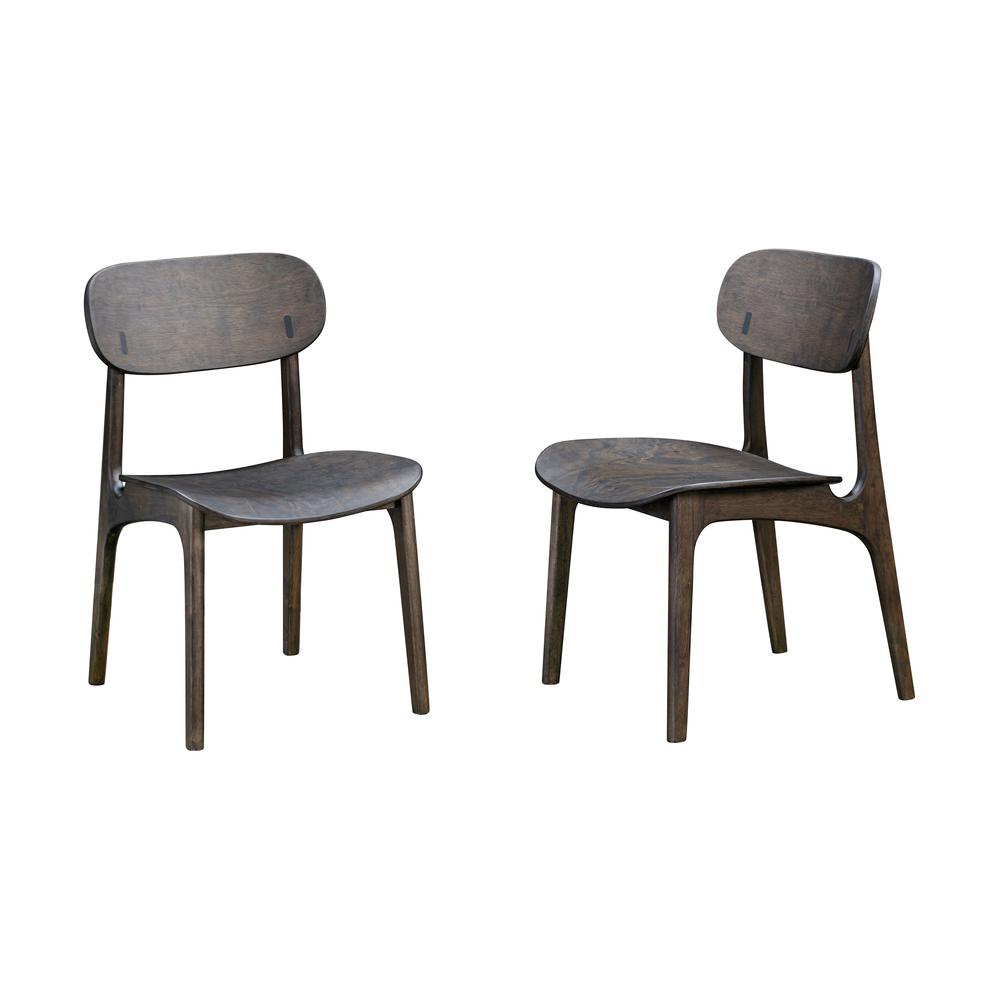 Solvang Dining Chair - Carbonite Finish - Set of 2. Picture 2