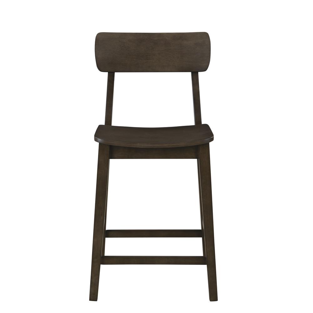 Torino 24" Wood Counter Stool - Carbonite Finish. Picture 2