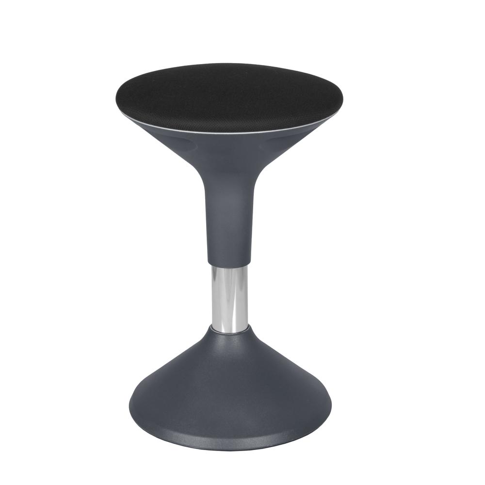 Grow Height Adjustable Wobble Stool, Grey. Picture 2
