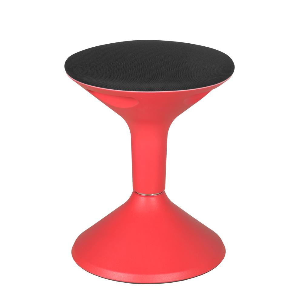 Grow Height Adjustable Stool, Red. Picture 1