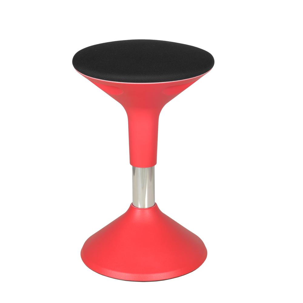 Grow Height Adjustable Stool, Red. Picture 2
