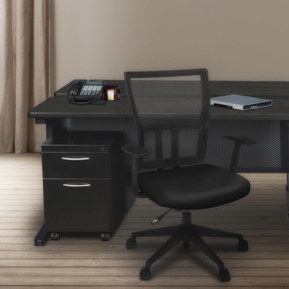 Regency Fusion 66 x 58 in. 2 Person Bench Workstation Desk. Picture 3