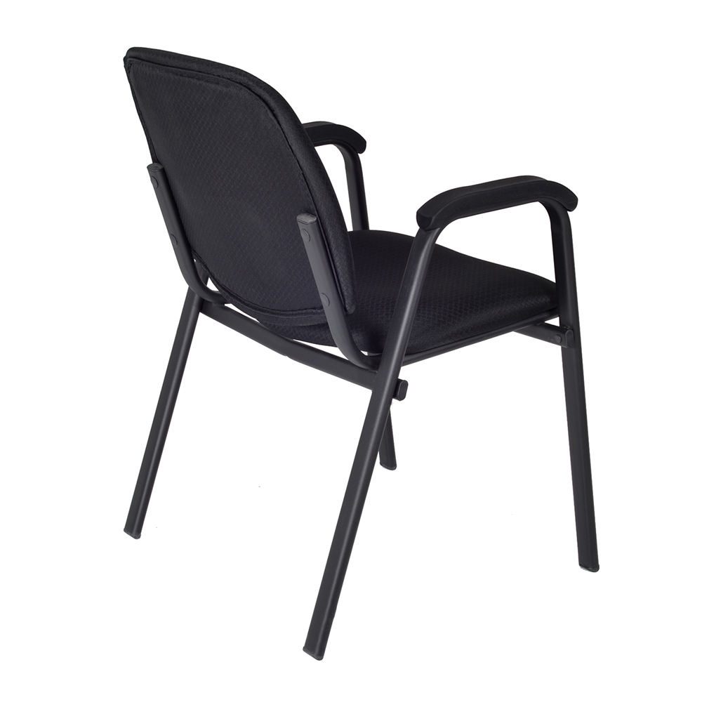 Ace Stack Chair (4 pack)- Midnight Black. Picture 2