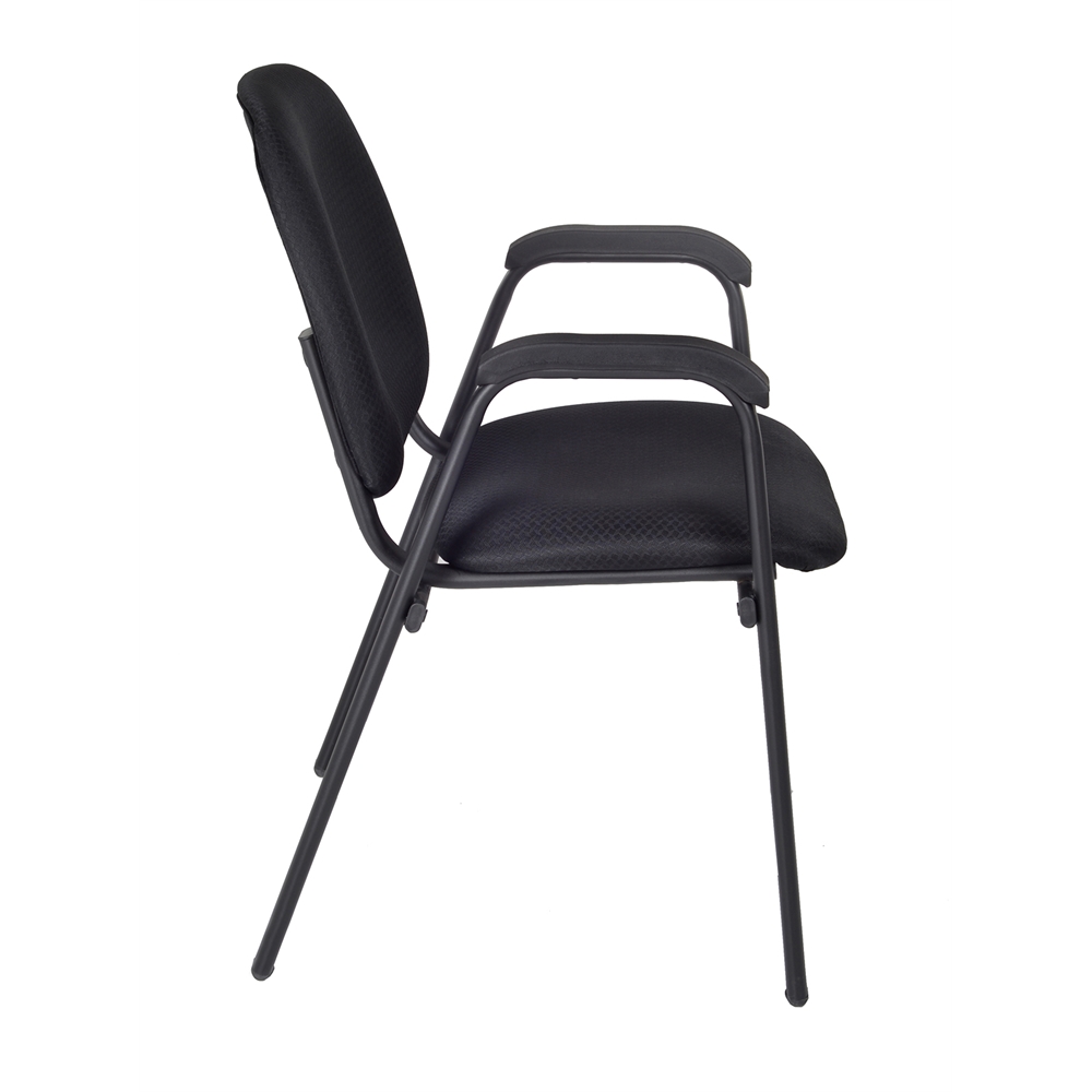 Ace Stack Chair (4 pack)- Midnight Black. Picture 3