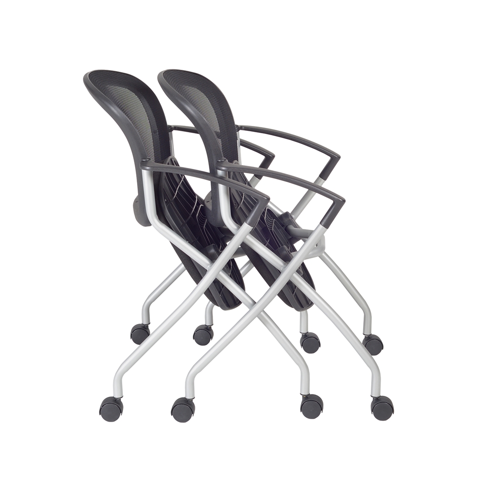 Cadence Nesting Chair- Black. Picture 2