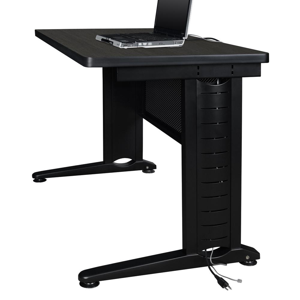 Regency Fusion 72 x 30 in. Teachers Desk with Double Pedestal Drawer Unit. Picture 6