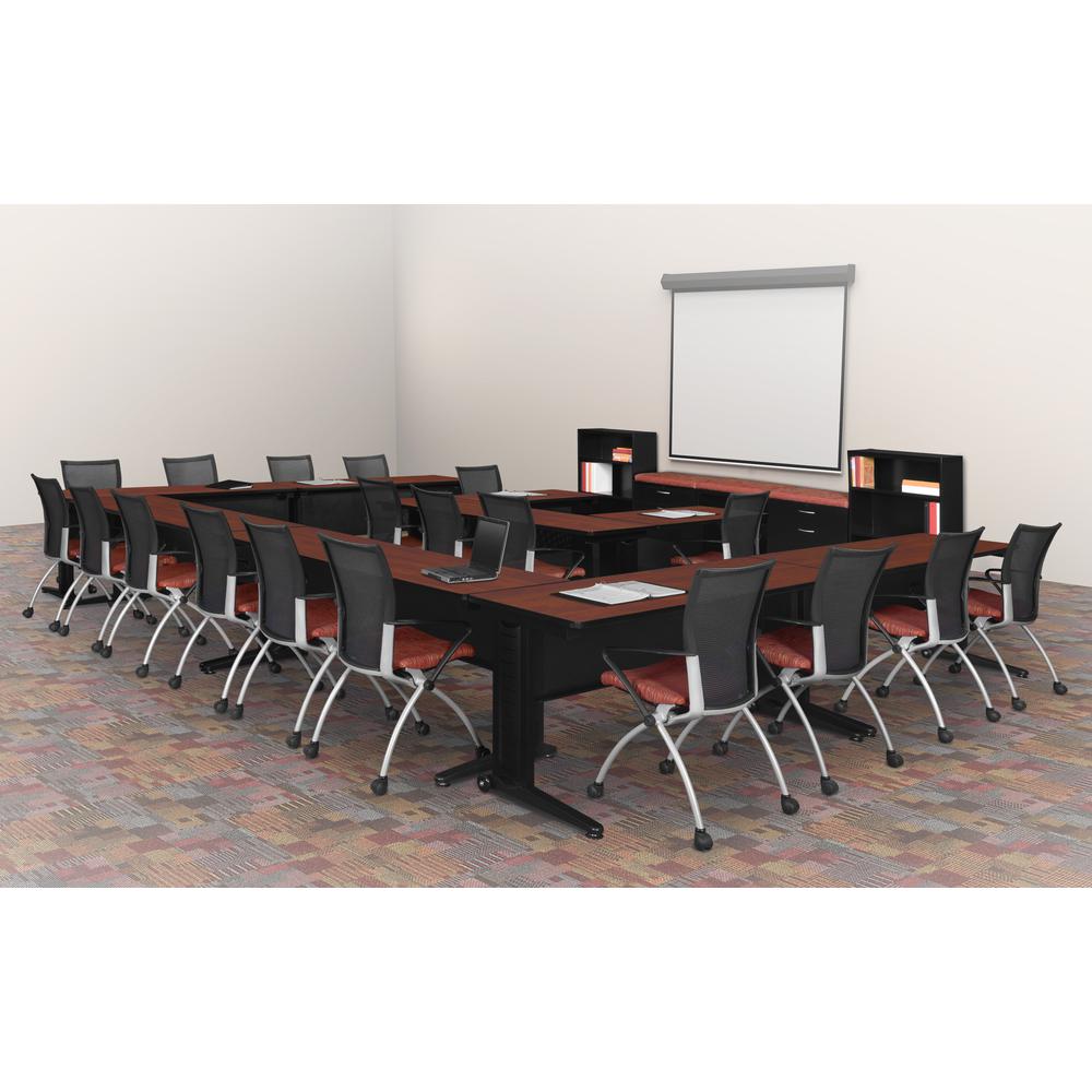 Fusion 66" x 24" Training Table- Cherry. Picture 2