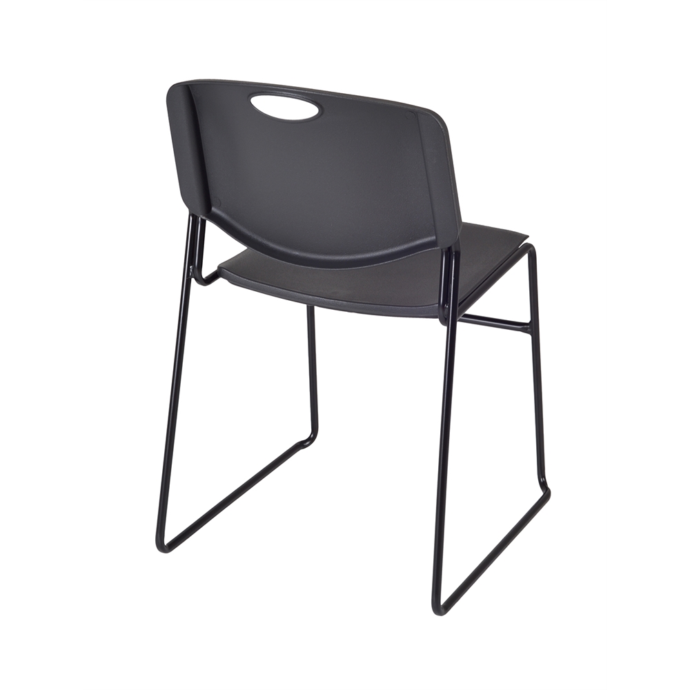 Zeng Stack Chair (50 pack)- Black. Picture 2