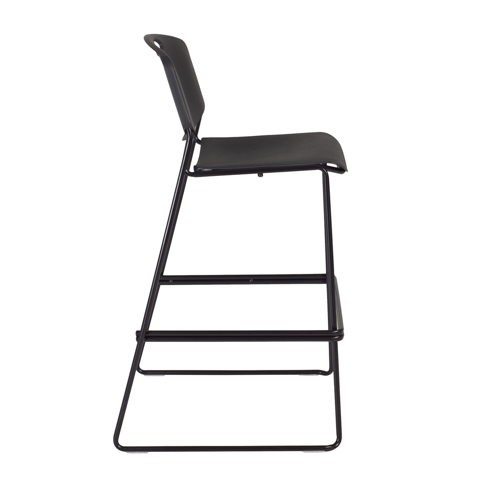 Zeng Stack Stool- Black. Picture 3