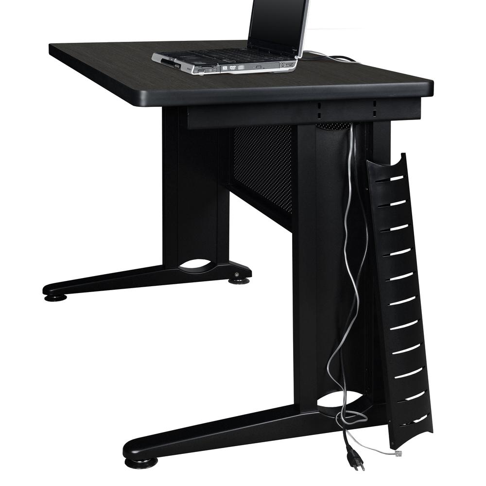 Regency Fusion 60 x 24 in. Teachers Desk with Double Pedestal Drawer Unit. Picture 7
