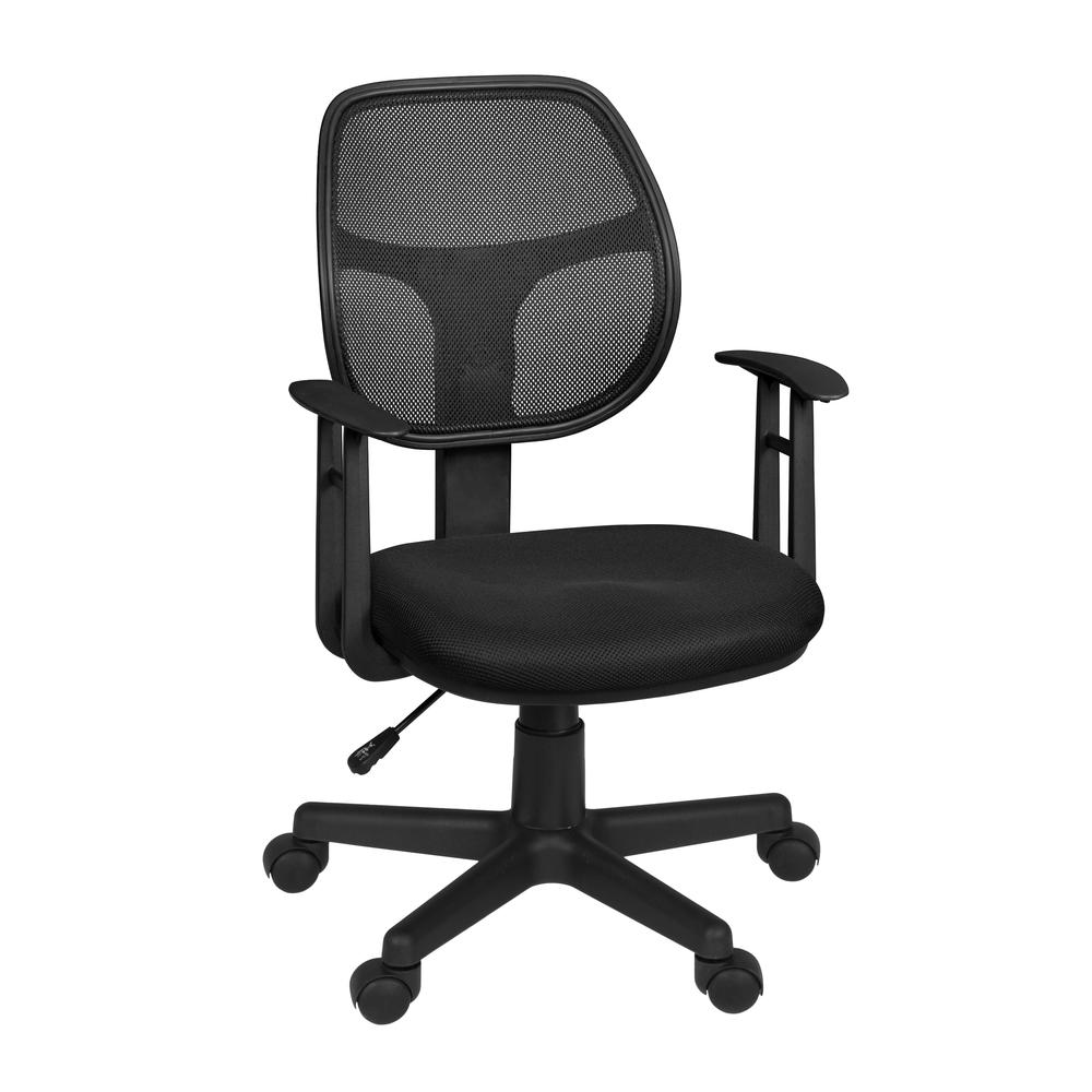 Arms for Carter Swivel Chair- Black. Picture 3