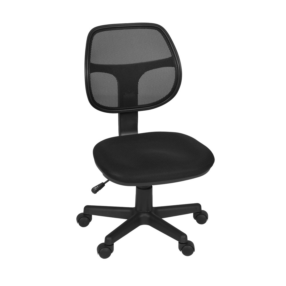 Carter Swivel Chair- Black. The main picture.