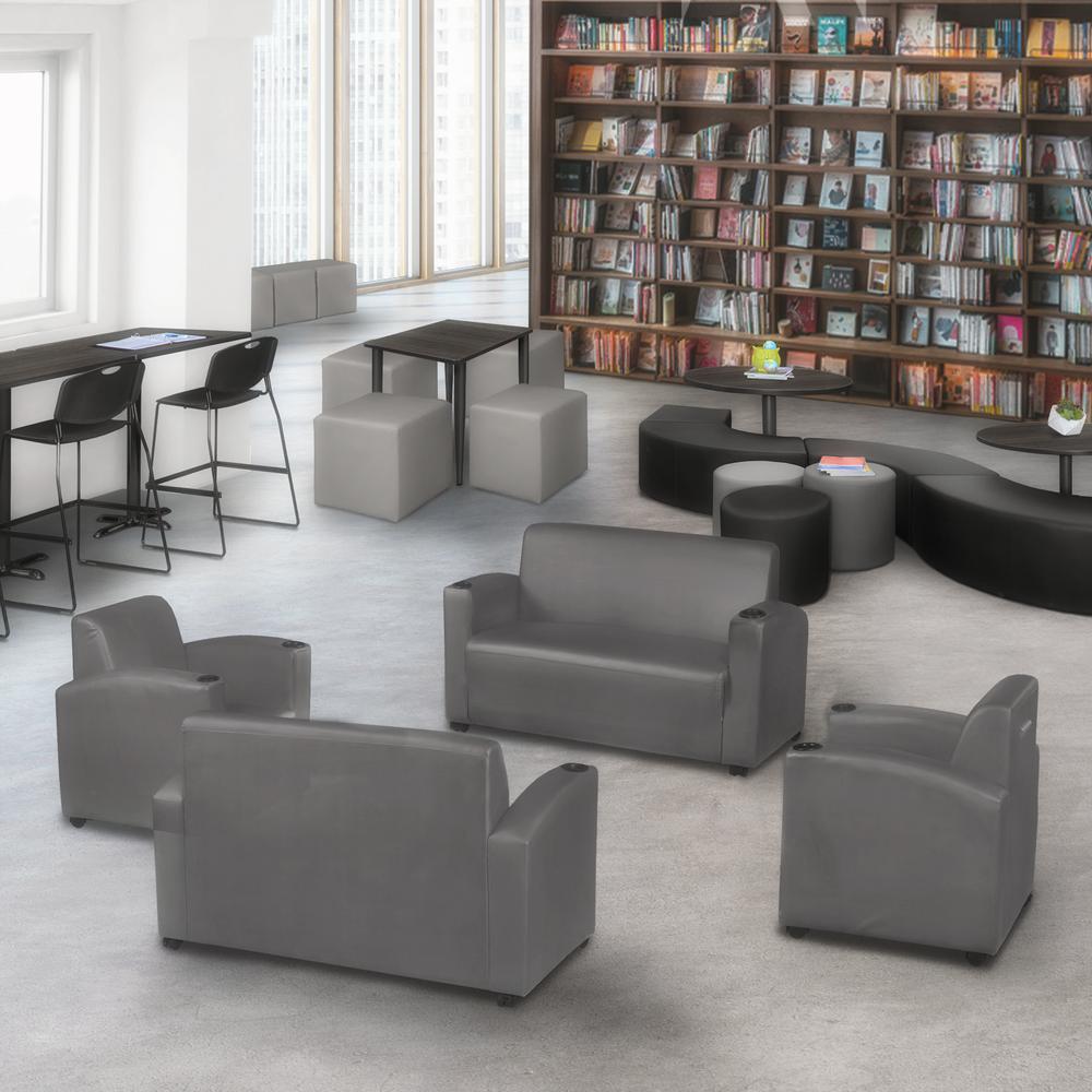 Nova Lounge Chair- Grey. Picture 4