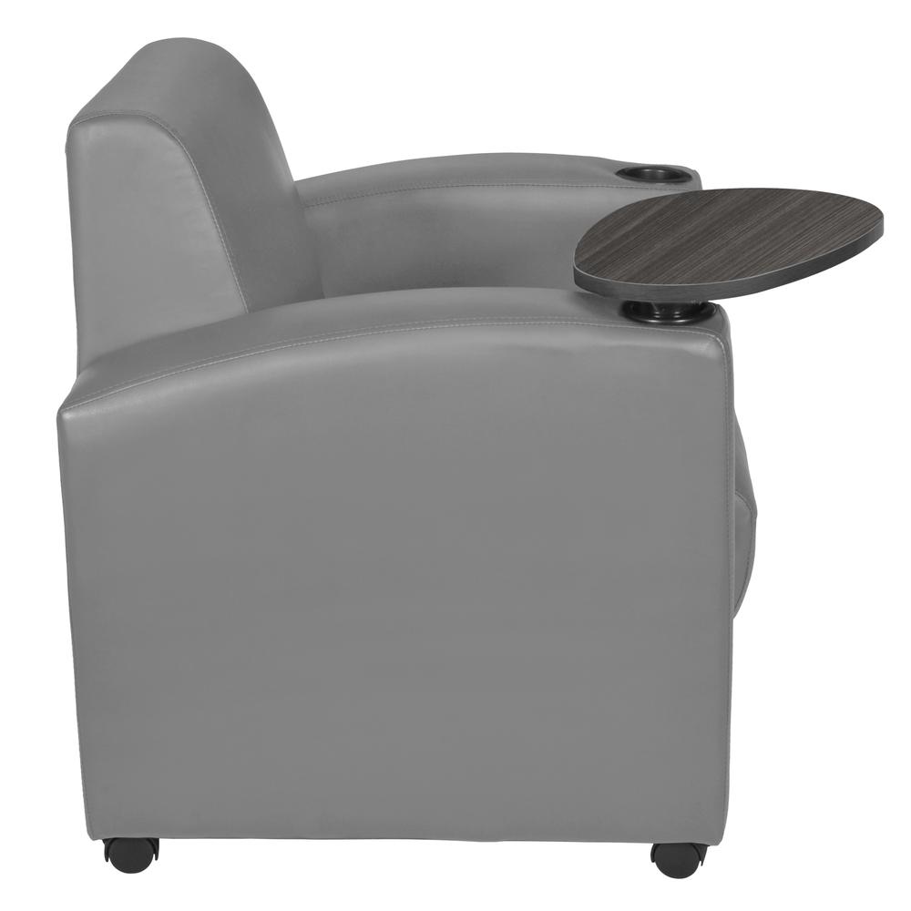 Nova Tablet Arm Chair- Grey/Ash Grey. The main picture.