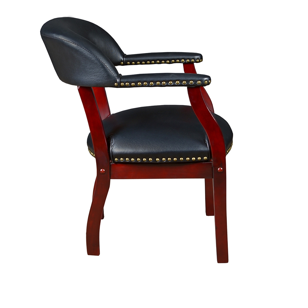 Ivy League Captain Chair- Black. Picture 3